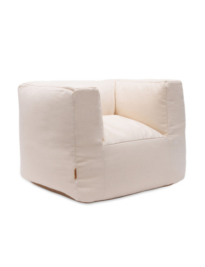 Fauteuil pour enfant en twill natural