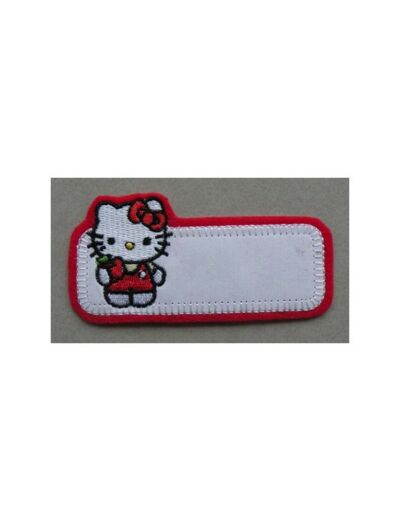 Ecusson thermocollant Hello Kitty rouge
