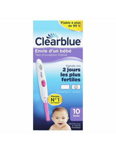 Test D'ovulation Digital 10 tests Clear Blue