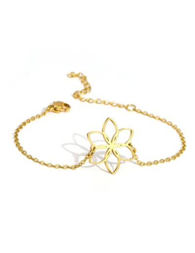 Bracelet fleur de vie doré