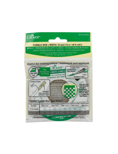 Ruban thermocollant 10 mm Clover