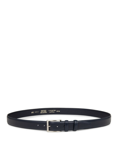 Lancaster Ceinture en cuir Homme 601-11 Bleu Fonce L