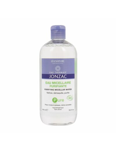 JONZAC PURE EAU MICELLAIRE FL 500ML