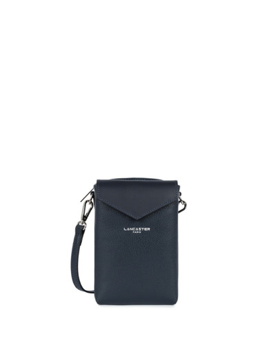 Lancaster Maya Pochette Smartphone Cuir 517-86 Bleu Foncé