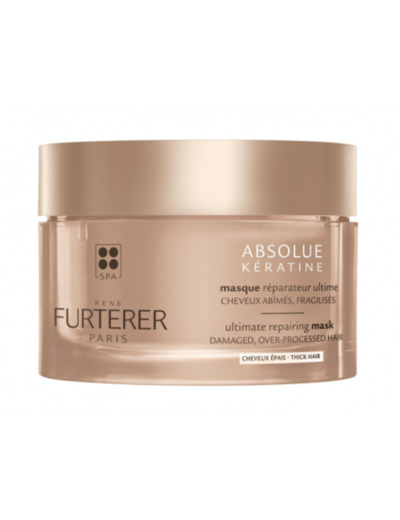 Masque Reparateur Ultime Cheveux Epais 200ml Absolue Keratine René Furterer