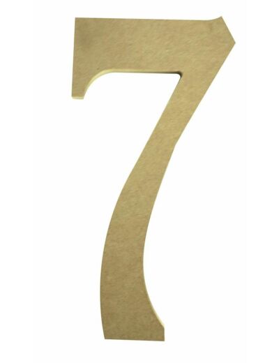 Chiffre "7" Mdf - 22 cm