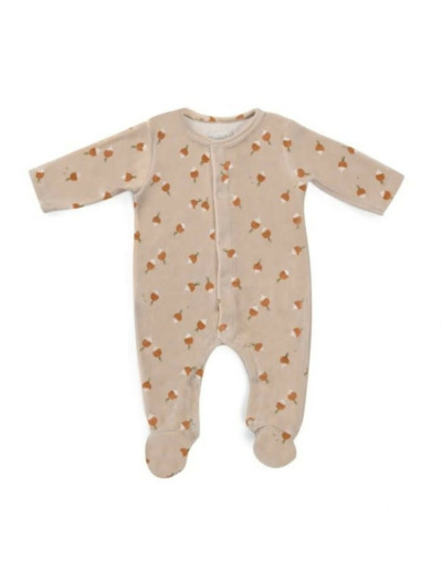 Pyjama velours beige Radis "trois petits lapins"