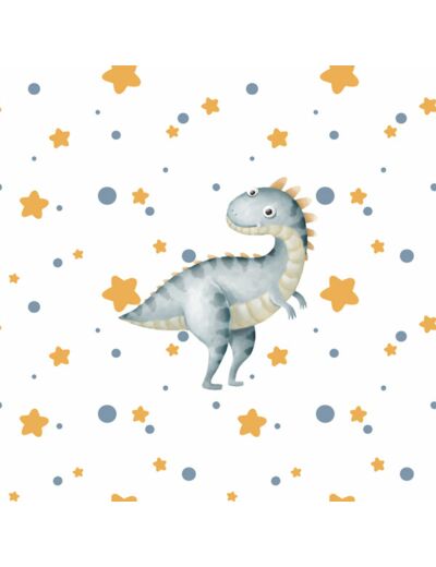 Panneau étanche dinosaure et étoiles 1 - 25 x 25 cm