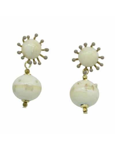 Boucles d'oreilles anémone DUNE