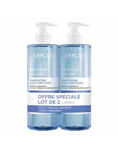 VICHY DERCOS SHA MINERAL DX 2X400ML