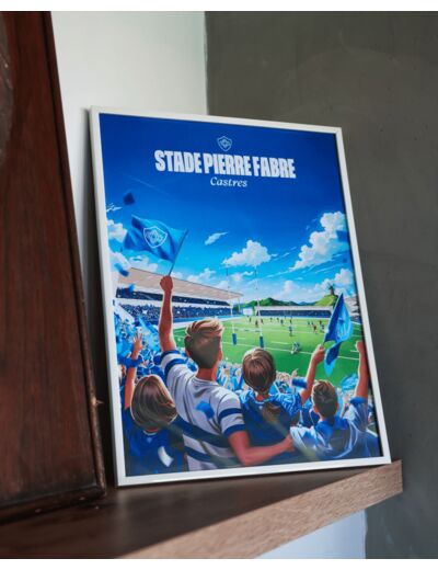 AFFICHE STADE PIERRE FABRE