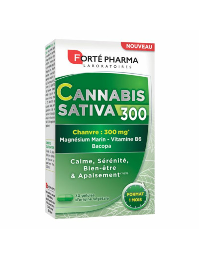 Cannabis Sativa 300 30 gélules Forté Pharma