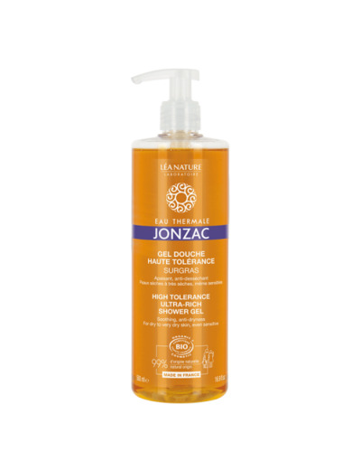Gel Douche Haute Tolérance Non Parfumé 500ml Eau thermale Jonzac