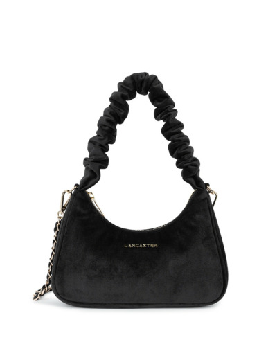 Lancaster Velvet Chouchou Sac Epaule 518-019 Noir