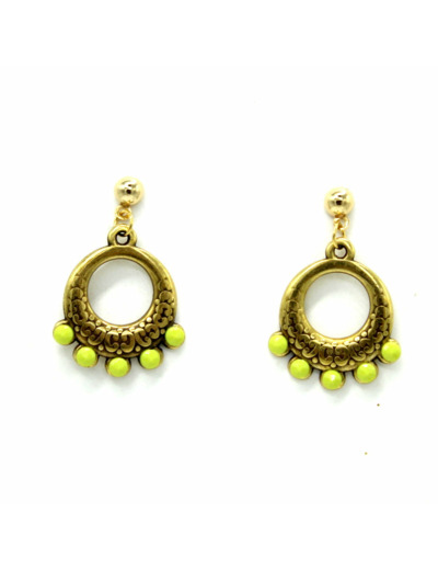 Boucles d'oreilles Citrus Coral