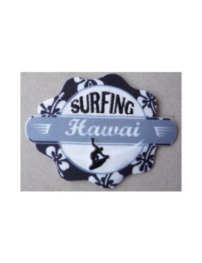 Ecusson thermocollant Surfing Hawaï