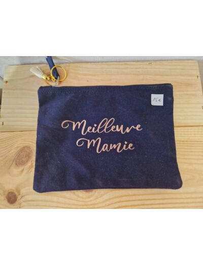 Pochette / trousse bleu marine