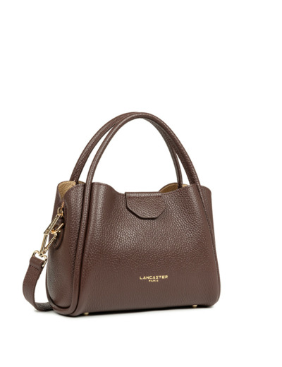 Lancaster Ida Double Sac Porté Epaule 470-83 Marron Or Pale