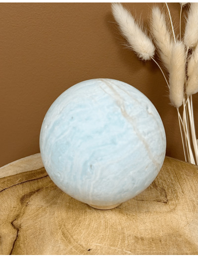 SPHERE ARAGONITE BLEUE