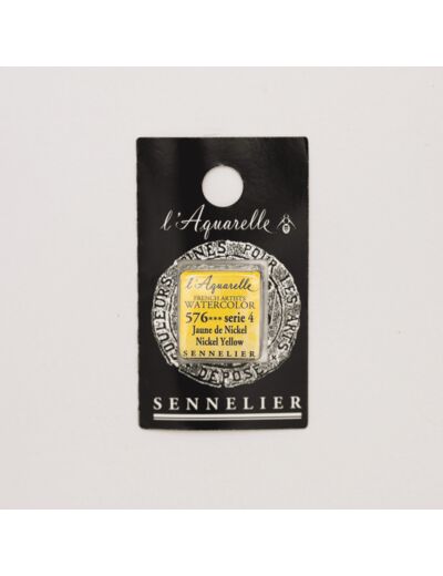 Peinture Aquarelle Extra-Fine Sennelier, 576 Jaune de Nickel S4