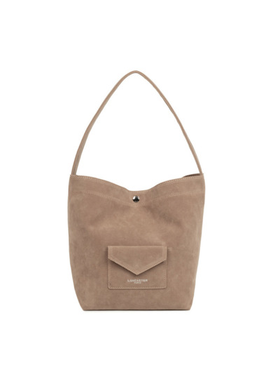 Lancaster Suedine KBA Mini Sac Seau 518-060 Beige Foncé
