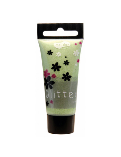 Glitter mini-tube - Vert clair