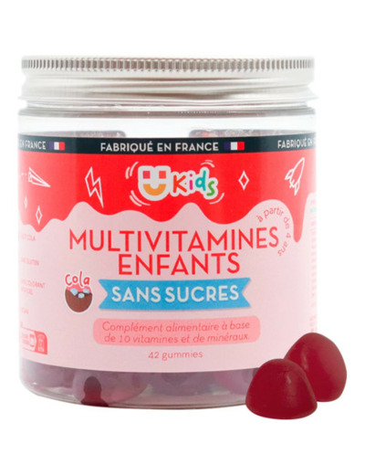 Gummies Multivitamines Enfants sans sucres x42 Gummies Cola Les Miraculeux