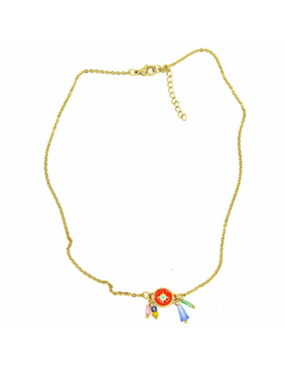 Collier émail Zeline