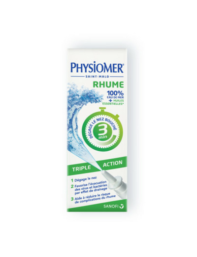 Spray Nasal Rhume Triple Action 20ml Physiomer