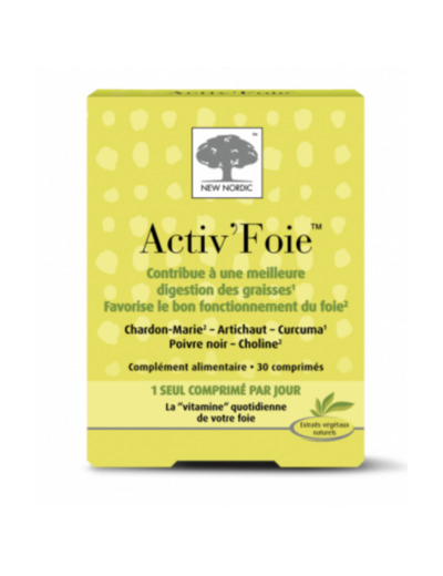 Activ'foie 30 Comprimés New Nordic
