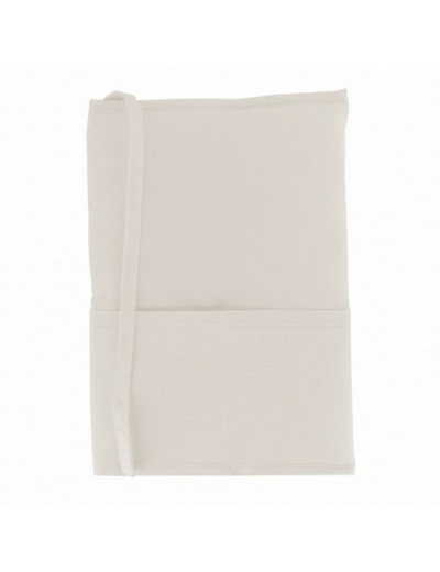 Protège carnet de santé crème à broder