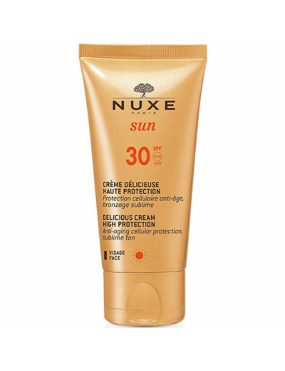 Creme Delicieuse Visage Haute Protection Spf30 50ml Sun Nuxe