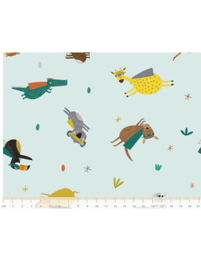 Tissu jersey Jungle Heroes Katia Fabrics