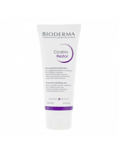 Soin apaisant protecteur 100ml Cicabio Restor accompagnement dermo-cosmétique des irritations cutanées Bioderma