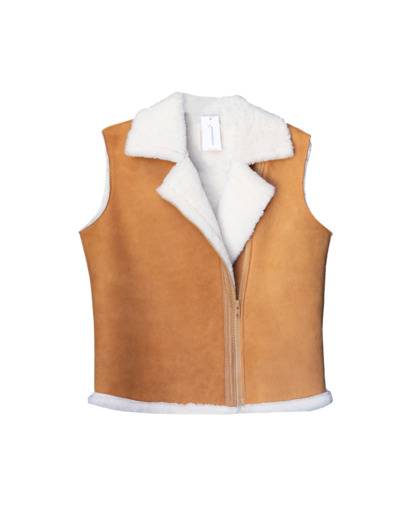 Gilets au peau de mouton Femme