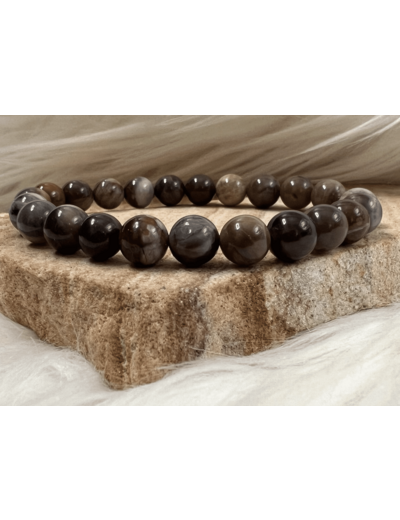BRACELET BOIS FOSSILE