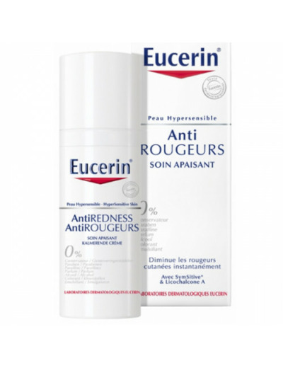 Anti Rougeurs Soin Apaisant 50ml Peau Hypersensible Eucerin