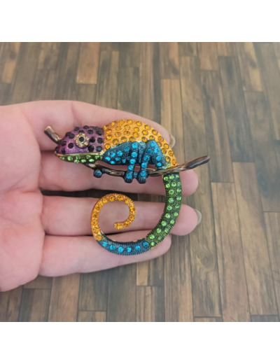 Broche caméléon 2