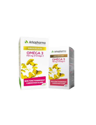 Arkogélules Omega 3 Origine Marine x 180 + 60 Offerts