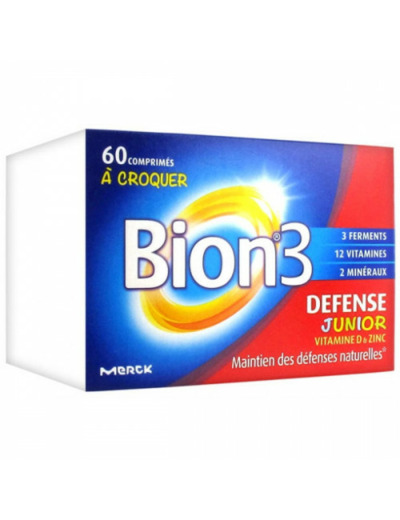 Defense Juniors 60 Comprimes A Croquer Bion 3