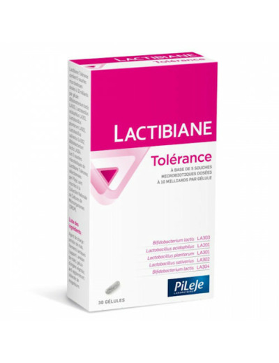 Lactibiane Tolerance 30 Gelules Pileje