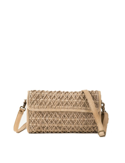 Biba Nekimi Sac Pochette Porté-Croisé Crema