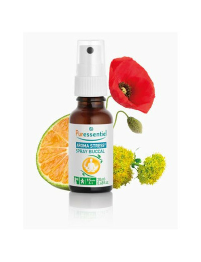 Spray Buccal 20ml Aroma Stress Aux Huiles Essentielles Bio Puressentiel