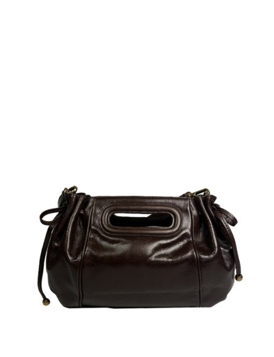 Gérard Darel Le Mini Dany Premium Sac Porté Travers En Cuir Marron