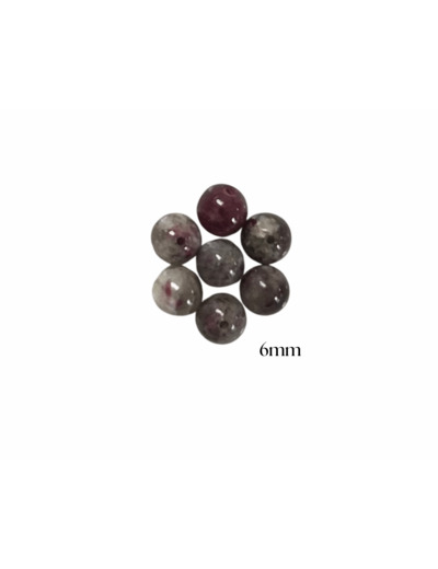 PERLES TOURMALINE ROSE