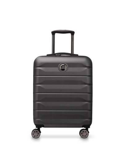 Delsey Air Armour Valise Cabine S SLIM 4 Roues 55 CM combinaison TSA Noir