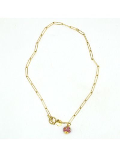 Collier/bracelet rose Yuna