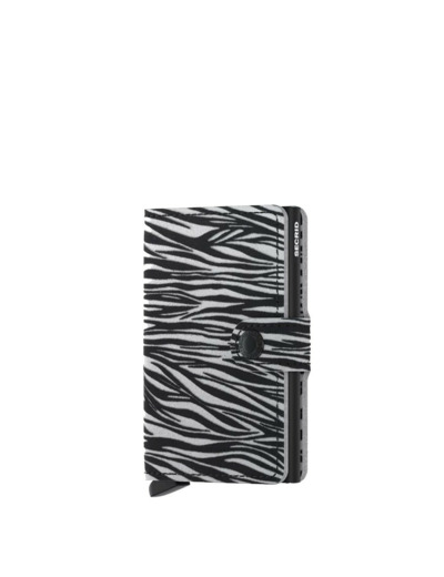 Secrid Porte-Carte Miniwallet Zebra Light Grey