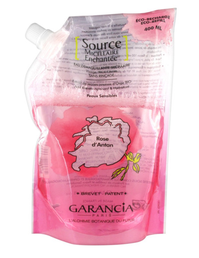 Source Eau Demaquillante Micellaire Recharge Rose D'Antan 400ml Enchantee Garancia