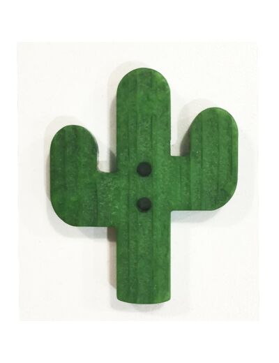 Bouton fantaisie - Cactus